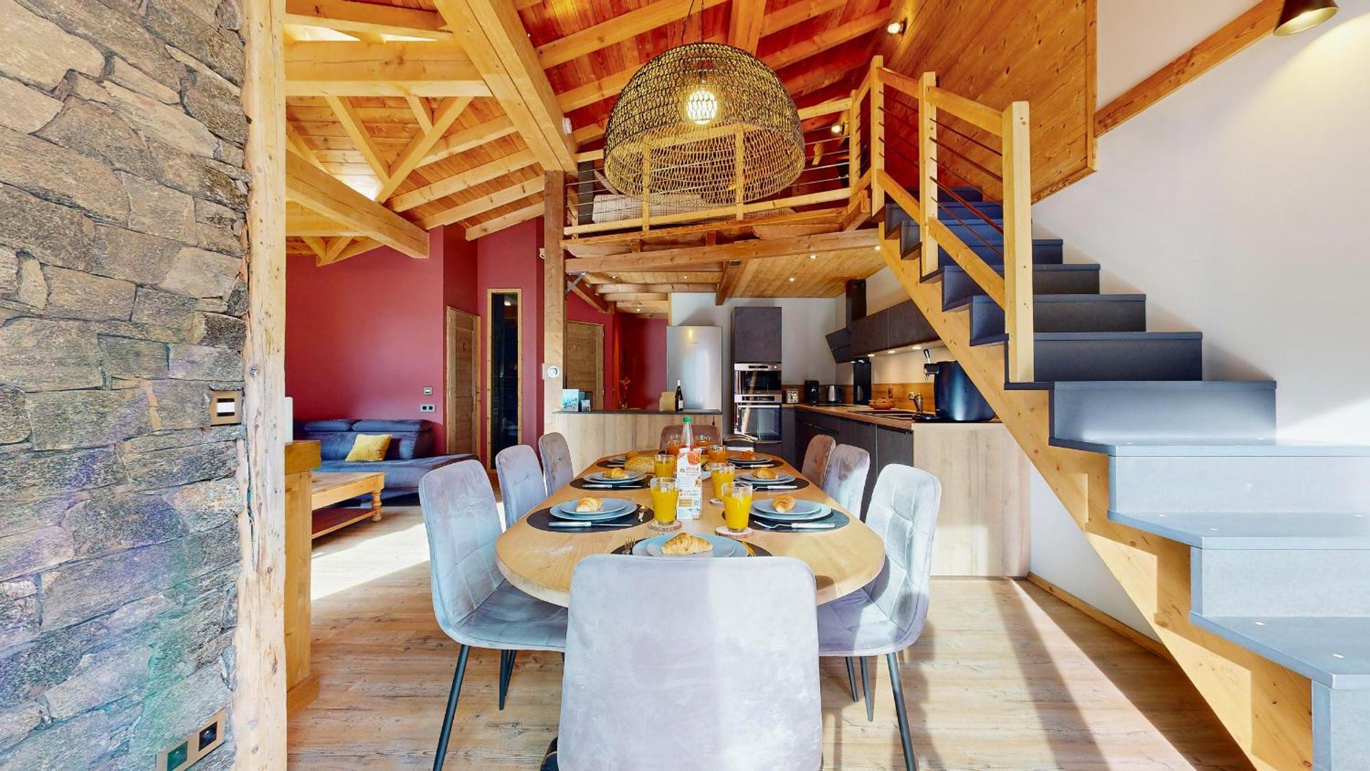 Chalet Grand Croix - Haut Standing - 8, 10 Pers 琴山朗勒堡 外观 照片