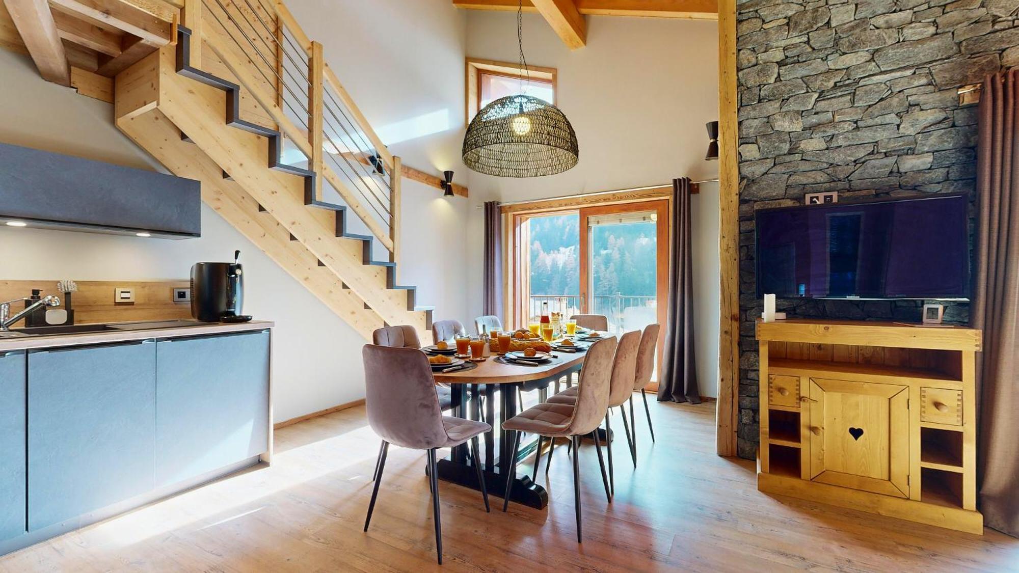 Chalet Grand Croix - Haut Standing - 8, 10 Pers 琴山朗勒堡 外观 照片